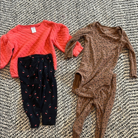 Carter's Vibrant Coral Sweater - Picture 1 of 3